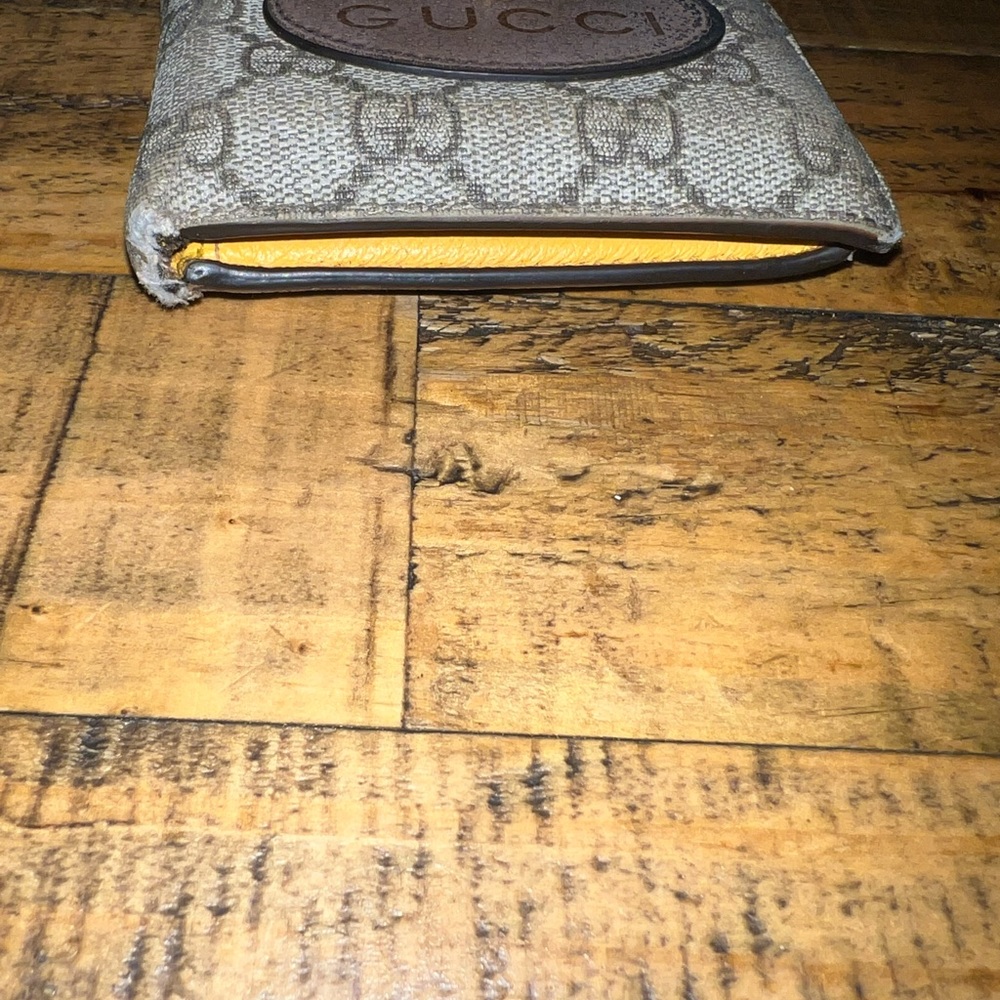 Gucci Feline Bifold Wallet - GG Supreme - Picture 7 of 8